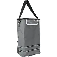vidaXL Chariot de courses , couleur grise, dimensions 47 x 39 x 100,5 cm, tissu Oxford