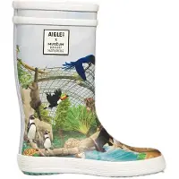 Aigle Lolly Pop Play3 Rain Boots Gris EU 34 Garçons,Filles