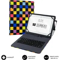 Subblim Keytab Usb 10.1´´ Double Sided Cover Multicolore