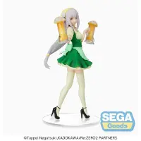 SEGA Figure Re:zero Starting Life In Another World Spm Pvc Emilia Oktoberfest Ver (re-run) 21 Cm