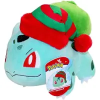 Jazwares - Pluszowa Maskotka Pokémon Bulbasaur Christmas 20cm Premium