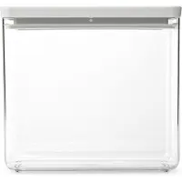 Brabantia Tasty+ Rectangular Canister 3.5 L Light grey, Transparent 1 pièce(s)
