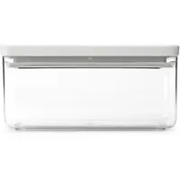 Brabantia Tasty+ Rectangular Canister 1.5 L Light grey, Transparent 1 pièce(s)