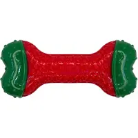 Kong Jouet Holiday CoreStrength Os pour chien - taille S/M : env. L 14 x l 5,7 x H 3,2 cm