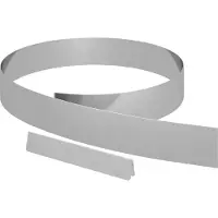 vidaXL Bordure de pelouse, lot de 4, argent, 450 x 0,05 x 10 cm