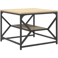 vidaXL Table basse en chêne Sonoma 51 x 50 x 40 cm
