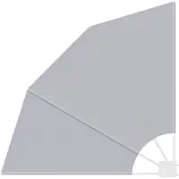 vidaXL Brise-vue pour balcon 115 x 115 cm, polyester, gris