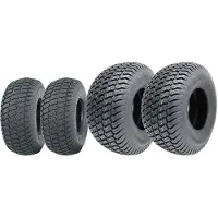 Parnells 20x10.00-8 & 15x6.00-6 Pneus pour tondeuses à gazon 4ply Journey P332 (Lot de 2 & 2)