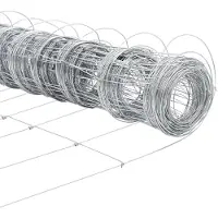 vidaXL Clôture argentée 25 x 1 m en acier galvanisé