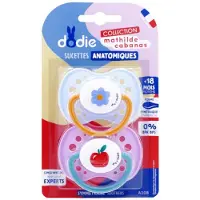 Dodie Set de Sucette Dodie - 2 Pièces pour Bébés
