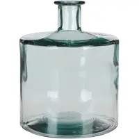 Mica Decorations Vase Bouteille Guan - H26 x Ø21 cm - Verre recyclé - Transparent