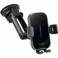 SBS Support Et Chargeur Smartphone Autclose Ventouse 15w Noir (tesupextwir15w)