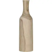 Mica Decorations Vase Pia - H47 x Ø13 cm - Bois de Paulownia - Marron clair