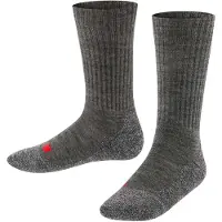 Falke Chaussettes gris foncé / rouge