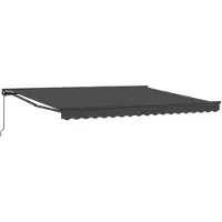 vidaXL Cadre d'auvent anthracite 400 x 300 cm