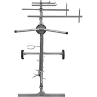 T-Mech Support rotatif pour panneaux de peinture Grand support mobile pour panneaux Garage de réparation de carrosserie