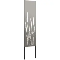 vidaXL Écran de confidentialité de jardin Fretwork Rouillé 32 x 140 cm