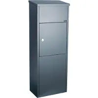 Allux Boîte aux lettres pour colis Allux 600 - Avec serrure cylindrique standard - Anthracite