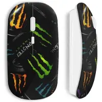 MANIACASE Souris sans fil - - Monster Energy - USB wifi incluse - Compatible Mac et PC - Noir