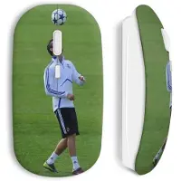 MANIACASE Souris Sans Fil - - Cristiano Ronaldo - Compatible Mac et PC - Clé USB WiFi - Couleur Blanc