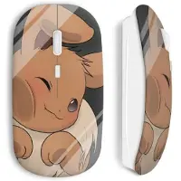 MANIACASE Souris Sans Fil Evoli Pokemon Vitre Glace