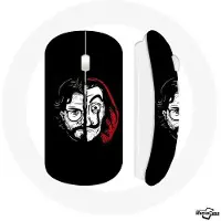 MANIACASE Souris Sans Fil - - El Profesor - Noir - Clé USB wifi - Compatible Mac et PC