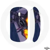 MANIACASE Souris Sans Fil - - One Piece Manga - Clé USB WiFi incluse - Compatible Mac et PC - Bleu
