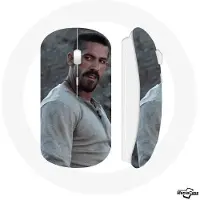 MANIACASE Souris Sans Fil - - Yuri Boyka - Compatible Mac et PC - Clé USB WiFi incluse - Blanc