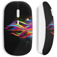 MANIACASE Souris Sans Fil Coloful bande