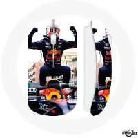 MANIACASE Souris sans fil - - Verstappen Formule 1 - Noir - Clé USB WiFi incluse - Compatible Mac et PC