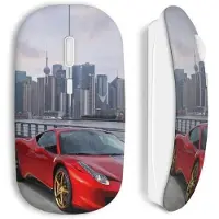 MANIACASE Souris Sans Fil Ferrari City Red Voiture