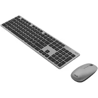 Asus W5000 - Ensemble clavier et souris - sans fil - 2.4 GHz - AZERTY - Français - gris