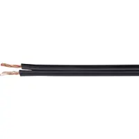 KASH Câble audio 70I122 2 x 0.14 mm² noir 20 m