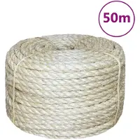 vidaXL Corde 100 % sisal 8 mm 50 m