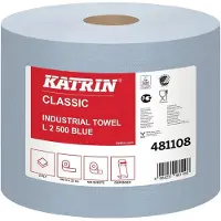Katrin Rouleau de chiffons Katrin Classic L 2 L360xl220ca. mm bleu 2 plis, Essuie-tout, Bleu