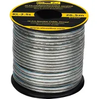 Sinuslive Câble haut-parleur Sinuslive KL-2,5S 1 x 2.50 mm² argent 15.5 m