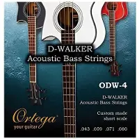 Ortega ODW-4 jeu de cordes pour basse acoustique short scale