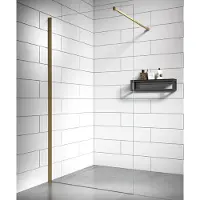 Badplaats Paroi de Douche Florida - 100 x 200 cm - L'or - 8 mm