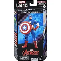 Hasbro Figurine articulée Marvel de Avengers - Marvel Legends - Ultimate Captain America - pour Unisexe - multicolore - Taille Standard