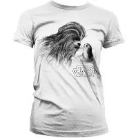 Hybris Star Wars 8 The Last Jedi - T-Shirt Chewbacca With Porg - Girly (Xl)
