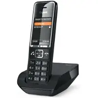 Gigaset Téléphone sans fil Comfort 550 Solo avec répondeur Noir