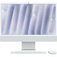Apple iMac 24 Pouces M4 (CPU 10 Cœurs/GPU 10 Cœurs) 16 Go/256 Go avec Nano Display Argent AZERTY
