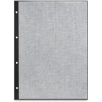 Hama Recharge de Pages Photo - - A4 - 25 Feuilles Noires - 250g/m2 - Papier Cristal de Protection