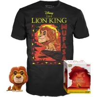 Funko POP! The Lion King And Short Sleeve T-shirt Mufasa Multicolore L Enfants