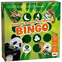Haba Bingo Animals Around The World Board Game Vert Enfants