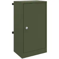 vidaXL boîte aux lettres Vert olive 30 x 23 x 55 cm Acier
