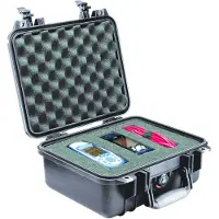 Peli 1400 BKF flight case noir + mousse 300x225x132 mm