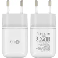 LG Chargeur Secteur 3a + Câble Usb-C D'origine Pour Smartphone Et Tablette