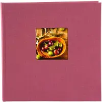 Goldbuch Bella Vista Album Photo en Lin Fuchsia 25 x 25 cm
