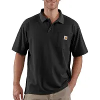 Carhartt Polos Work Pocket S/S Noir T.S - K570BLK-S